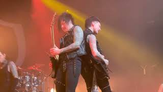 Black Veil Brides “Rebel Love Song” Live at Manchester Academy UK 22223 [upl. by Idou]