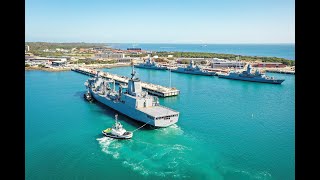 HMAS Stalwart and HMAS Anzac return to Australia [upl. by Nuaj792]