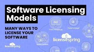 Software Licensing Models  List of license models supported on LicenseSpring [upl. by Teddi]