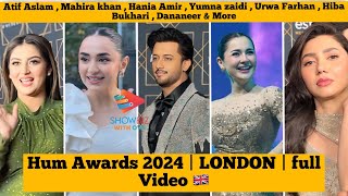 Hum Awards 2024  London  Full Video 🇬🇧 [upl. by Alboran]