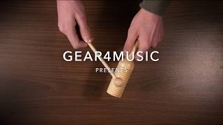 2 Tone Handled Guiro  Gear4music demo [upl. by Benedic]