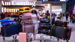 TRAVEL VLOG FROM LONDON HEATHROW TO UGANDA  HOME IS WHERE THE HE♥️RT IS  AM COMING HOME 🇺🇬🇺🇬 [upl. by Westlund423]