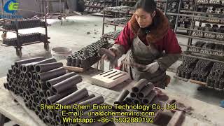 Ceramic Raschig Ring Production [upl. by Jareb188]