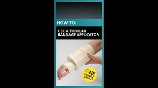 How to Use a Tubular Bandage Applicator  One Minute Demos  YouTube Shorts [upl. by Oneladgam463]