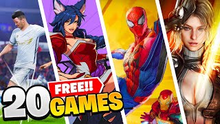 20 FREE GAMES Coming Summer 24 and Beyond [upl. by Trik]