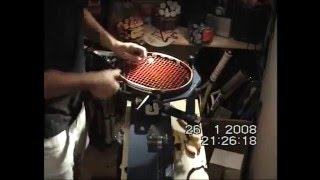 Fast tennis racket stringing 2 2 of 2 [upl. by Anirehc]