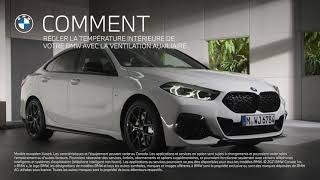 Comment régler la température de ventilation auxiliaire de votre BMW – Vidéo dinstructions BMW [upl. by Rosenkrantz]