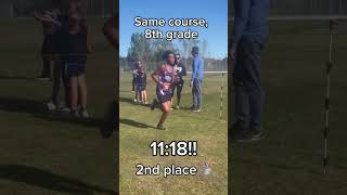 Craziest Cross Country Transformstion 🤯🥇🏆 shorts running [upl. by Zonnya]