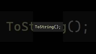 Override ToString coding programming csharp [upl. by Angelica778]