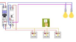Schéma électrique du Télérupteur Bipolaire Legrand [upl. by Wendin]