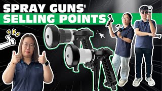 Spray Guns Selling Points [upl. by Nnaynaffit255]