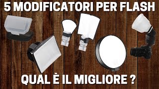 5 MODIFICATORI per il FLASH A SLITTA sotto i 20 euro a confronto Qual è il migliore [upl. by Eilama]