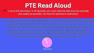 PTE Read Aloud Recent Exam questions for practice SET 21 [upl. by Kinson]