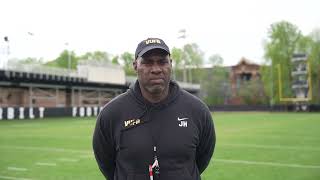 Vandy Football  Jovan Haye Interview Spring Practice [upl. by Ravi]