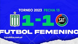 Excursionistas vs SAT Fecha 13 del Campeonato Femenino YPF Torneo 2023 [upl. by Ahsercel673]