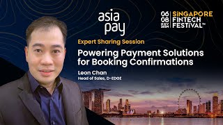 🌟 Meet Our Expert Speaker at Singapore FinTech Festival 2024  Leon Chan [upl. by Ferde]