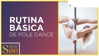 Rutina para iniciar a ejercitarte con pole dance  Salud180 [upl. by Naltiac]