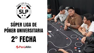 SUPERLIGA DE POKER UNIVERSITARIA  2º FECHA [upl. by Rozina]