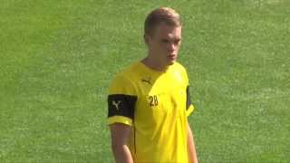 Der erste Weltmeister ist da Matthias Ginter zum ersten Mal in schwarzgelb  Borussia Dortmund [upl. by Delila]