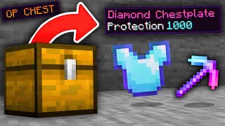 Minecraft But Chests Gives SUPER OP ITEMS [upl. by Butte74]