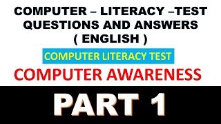 computer literacy test questions and answers in english for clt exam [upl. by Subir538]