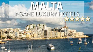 TOP 10 INSANE Luxury Hotels in MALTA 2024 [upl. by Acessej]