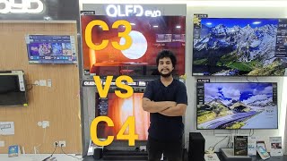 LG OLED C3 Vs C4 India 2024 ⚡⚡ Hindi  Side by Side Comparison shubzgadgets oledtv lgtv [upl. by Drofla]