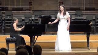 Soprano Ye Eun Choi 소프라노 최예은  quotDie Nachtigallquot by Alban Berg [upl. by Cassie564]