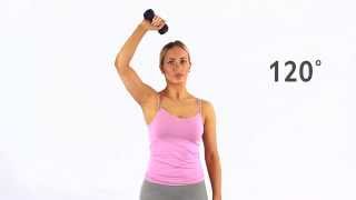 120 degree internal rotation rotator cuff strengthening with dumbbell [upl. by Montague14]