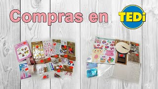 Haul compras Tedi manualidades y scrapbooking Haul Tedi Compras Tedi [upl. by Swain680]