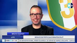 Rinnovo Kvara nodo clausola Le ultime su NapoliAtalanta 📞 CN24 Live [upl. by Philomena]