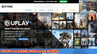 UPLAY PLUS vs XBOX GAME PASS vs EA ORIGIN ACCESS  ¿Cuál merece más la pena [upl. by Gere197]