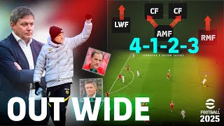 eFootball 2025  4123 Out Wide  Formation amp Custom Tactics  PC Gameplay [upl. by Japheth]