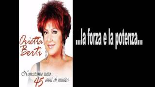 ORIETTA BERTI  NON TI LASCERO  Lyrics amp Karaokeavi [upl. by Neelak]