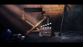 779  Movie Opener Logo Reveal Production Videography Studio Light animation opener [upl. by Grati]