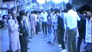 8th MUHARRAM PROCESSION 1988 1409H Dalgate Srinagar Kashmir [upl. by Vladamir]