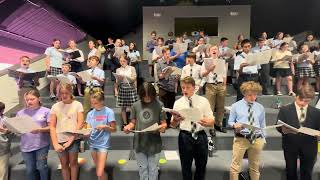 quotGloria in Excelsis Deoquot  Rehearsal Excerpt  Delta Youth Chorale [upl. by Inoek]