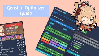 How to use Genshin Optimizer [upl. by Keemahs]