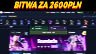 BITWA ZA 2600PLNI na G4SKINS 💴 [upl. by Namhcan]