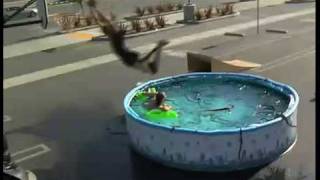 Kobe Bryant Jumps Over Pool of Snakes [upl. by Chiquia554]