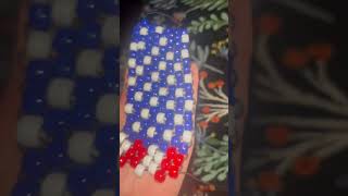 Making the American flag but kandi 🤍 [upl. by Yablon]