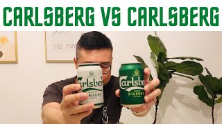 Carlsberg Pilsner vs Carlsberg Smooth Draught  Honest Review [upl. by Anikehs793]