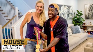 Kerri Walsh Jennings Golden Lifestyle  Houseguest With Nate Robinson  The Players Tribune [upl. by Barcus]