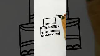 How To Draw Birthday Cake howtodraw kidsdrawing Short theartandcraftroom [upl. by Gage]