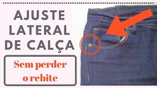 AJUSTE LATERAL DE CALÇA SEM PERDER O REBITE [upl. by Rap]