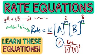 AQA 19 Rate Equations REVISION [upl. by Vail562]