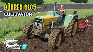 HORSCH Terrano 3 FX Cultivator amp Bührer 6105 Tractor  Farming Simulator 22 [upl. by Htebazila938]