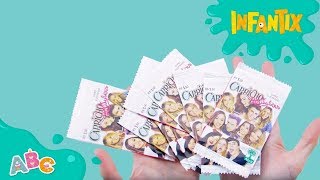 ABRINDO FIGURINHAS Youtubers Capricho  Infantix [upl. by Aitnyc]