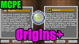 Origins Addon Minecraft PE MCPE Bedrock Edition Mod [upl. by Areehs857]