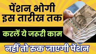 पेंशनर्स इस तारीख तक करले ये काम नहीं तो रुक जाएगी Pension। Pensioners latest News Today। [upl. by Ainesej719]